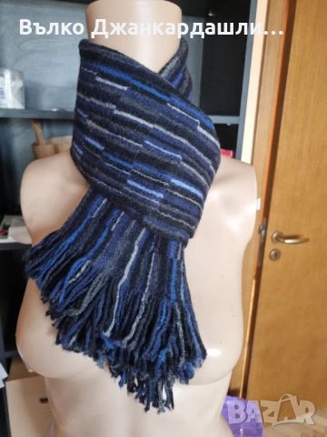 Вълнен шал райе, снимка 6 - Шалове - 53724161