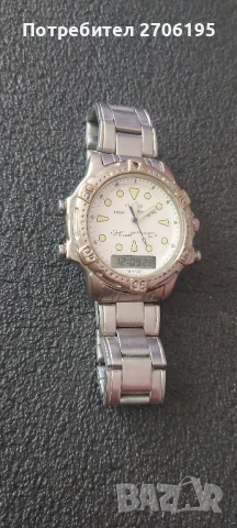 Мъжки часовник Citizen C 480-314751 K с дигитален алармен механизъм WR 100, хронограф, снимка 4 - Мъжки - 51316879