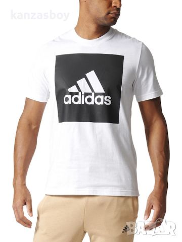 Adidas Ess Biglogo - страхотна мъжка тениска ХЛ, снимка 1 - Тениски - 46145999
