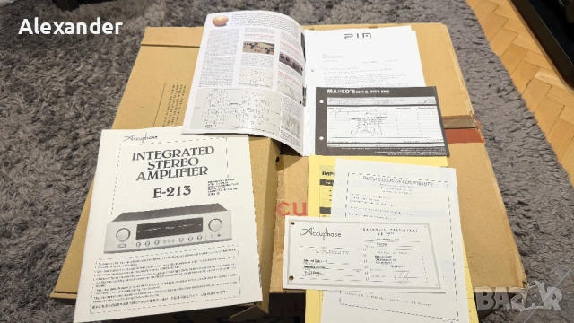 Интегриран усилвател Accuphase E-213 + Phono, снимка 9 - Ресийвъри, усилватели, смесителни пултове - 53702048