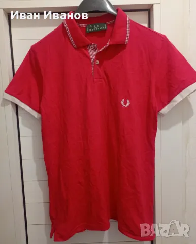 Оригинална фланелка с яка Fred Perry, снимка 1 - Тениски - 47235149