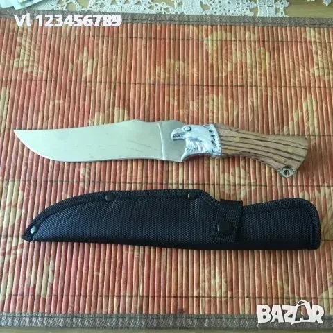 Руски нож "ОРЕЛ" -Стомана 65Х13; размер 160Х270, снимка 3 - Ножове - 50675490