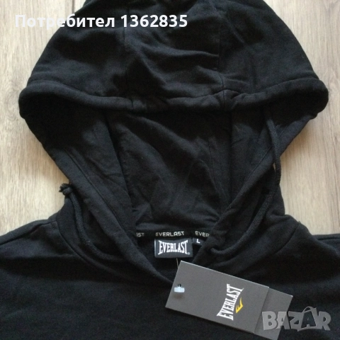 НОВ оригинален суичър / тениска без ръкави EVERLAST размер L от САЩ, снимка 5 - Спортни дрехи, екипи - 52454766