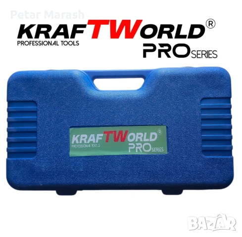 Универсален комплект за монтаж и демонтаж на селенови втулки и лагери KraftWorld Pro – 26 части, снимка 4 - Куфари с инструменти - 50633712