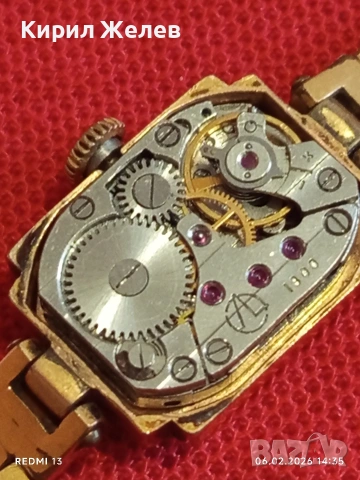 Дамски механичен часовник Лъч СССР позлатен за КОЛЕКЦИЯ 52831, снимка 5 - Антикварни и старинни предмети - 53381819