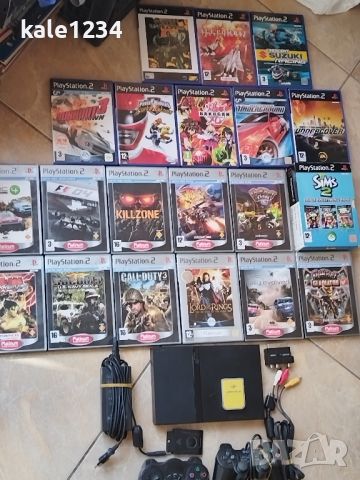 Плейстейшън 2. Sony Playstation 2. Тв. Игра. Комплект. Джойстици. Мемори карта. Оригинални игри! , снимка 1 - PlayStation конзоли - 46600848