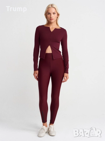 Стилен Клин Füzo - цвят бо.до, снимка 3 - Клинове - 52224751