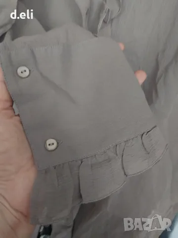 Marc Cain Original Size XL/ Intimissimi Size L 100% Коприна Издължена риза, снимка 4 - Ризи - 50056611