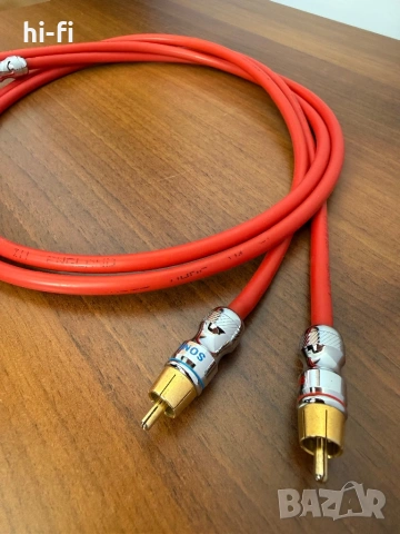 Sonic Link (Black Rhodium) Red  Low Loss RCA / Аудио кабели, снимка 6 - Ресийвъри, усилватели, смесителни пултове - 53771412