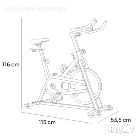 Велоергометър за фитнес вкъщи Mellerware Loopy Track, снимка 8 - Фитнес уреди - 52036783