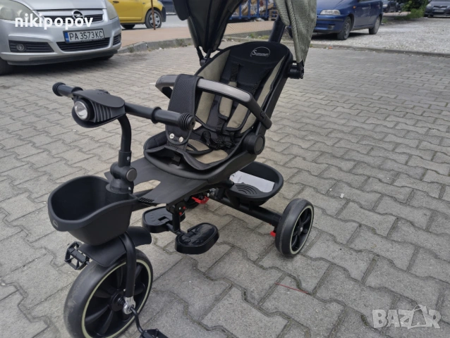 BYOX Детска триколка SUMMER зелен, снимка 11 - Детски велосипеди, триколки и коли - 53564554