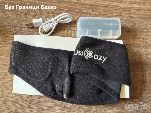Нови Слушалки за сън спорт тип лента (headband) Bluetooth, микрофон, MusicCozy, снимка 2 - Bluetooth слушалки - 53736375