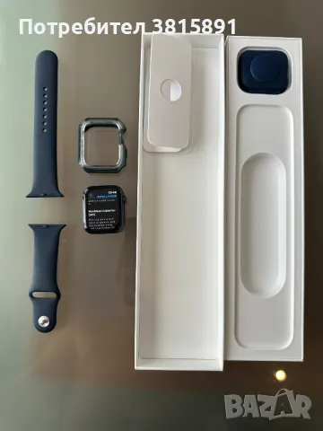 Продавам Смарт часовник Apple Watch Series 6 44mm Blue Sport Band GPS, снимка 2 - Apple iPhone - 47665889