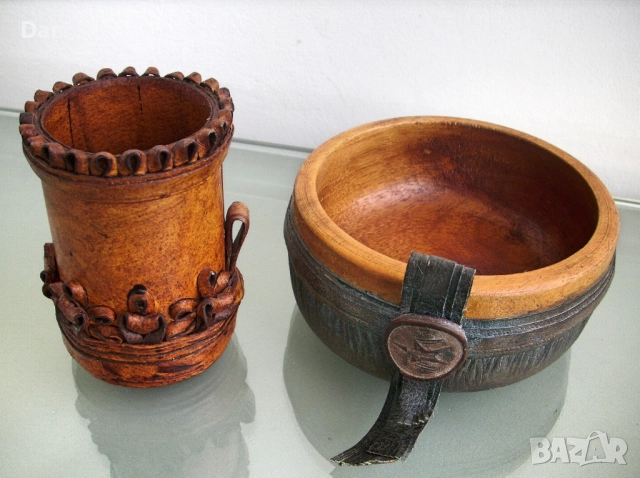 Моливник и гаванка ест.кожа комплект, снимка 2 - Ученически пособия, канцеларски материали - 52945620