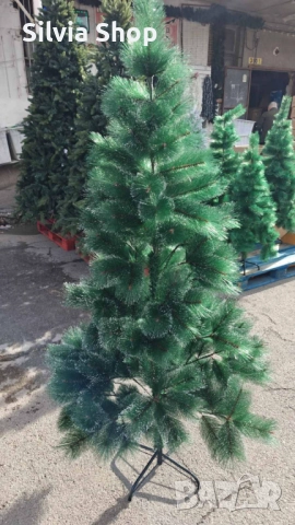 Заснежена елха с метална стойка, снимка 5 - Декорация за дома - 52714223