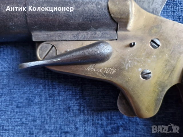 Френски сигнален пистолет 1917 г. Военно-Морски, снимка 6 - Антикварни и старинни предмети - 51895171
