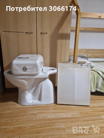 Чисто нова тоалетна чиния с казанче, снимка 2 - Други стоки за дома - 52914407