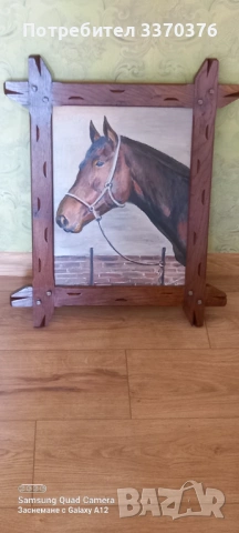 Картина за стена-маслени бои,рамка-дъб, снимка 7 - Картини - 53664071