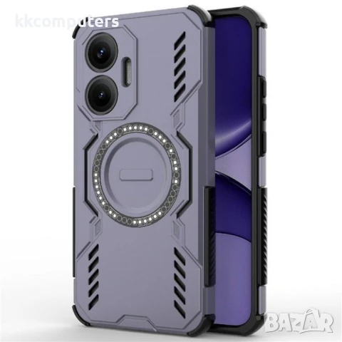 Xiaomi Poco F7 5G / Redmi Turbo 4 Pro 5G Удароустойчив Magnetic /Butterfly Armor Hollow Heat Dissipa, снимка 2 - Калъфи, кейсове - 50809855