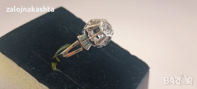 Златен пръстен -3,50гр/14кр, снимка 3 - Пръстени - 53884694