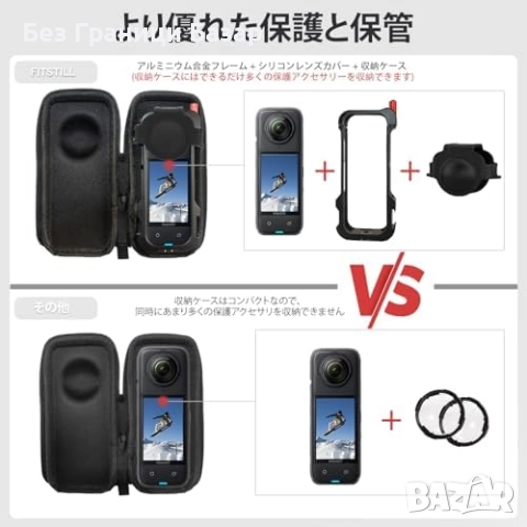 Нов сет за камера Insta360 X4 метална рамка + кейс + капачка за обектив, снимка 7 - Чанти, стативи, аксесоари - 51500183