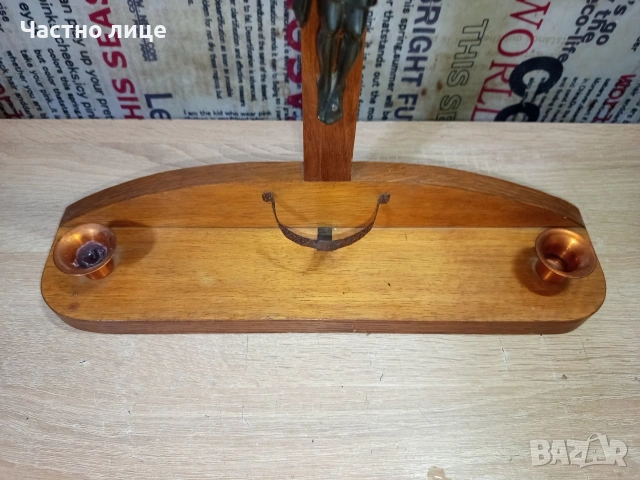 Старо разпятие/кръст, снимка 3 - Антикварни и старинни предмети - 54191809