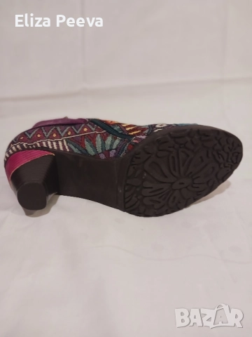 Боти дамски, снимка 4 - Дамски обувки на ток - 52146358