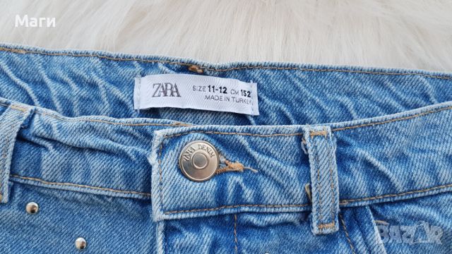 Къси дънки ZARA  размер 11-12години , снимка 8 - Детски къси панталони - 45693361