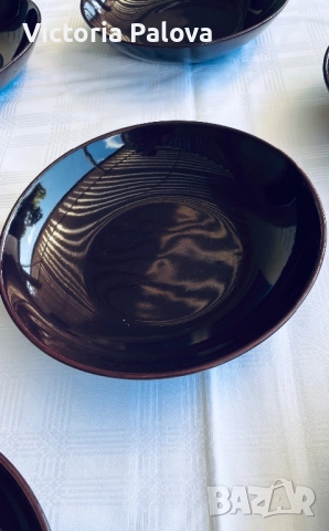 Керамични чинии с цветно остъклено покритие, снимка 13 - Чинии - 51507837