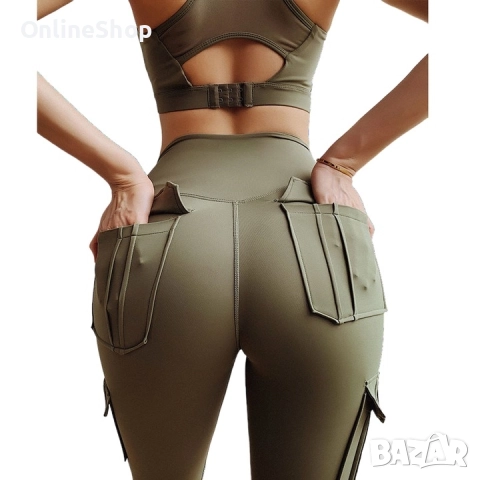 Оформящ дамски панталон с 4 джоба – Висока талия, стегната кройка и максимален комфорт, снимка 3 - Панталони - 52842733