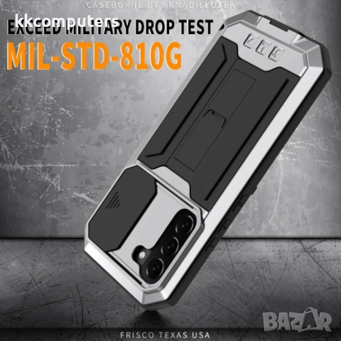 Samsung Galaxy S22 5G R-Just Удароустойчив/Водоустойчив Калъф 360 Градуса Защита и Протектор, 45 лв, снимка 4 - Калъфи, кейсове - 52818037