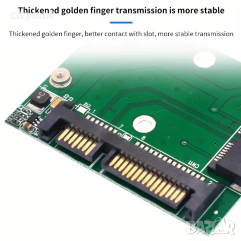 mSATA към SATA половин размер SSD конвертор адаптер, снимка 3 - Други - 52092758