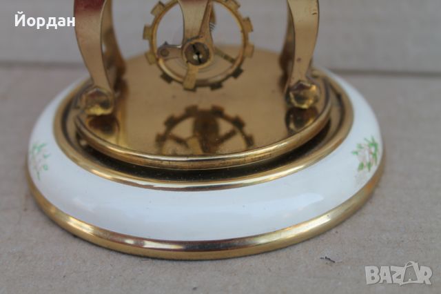 Немски настолен 8 дневен часовник ''Шатц'', снимка 17 - Антикварни и старинни предмети - 46431542