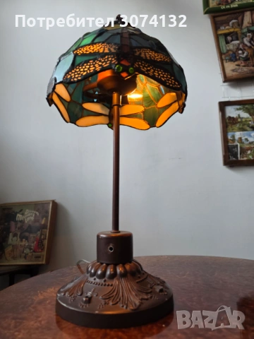 Нощна лампа Тифани ,морско конче’, снимка 5 - Лампиони - 53649004