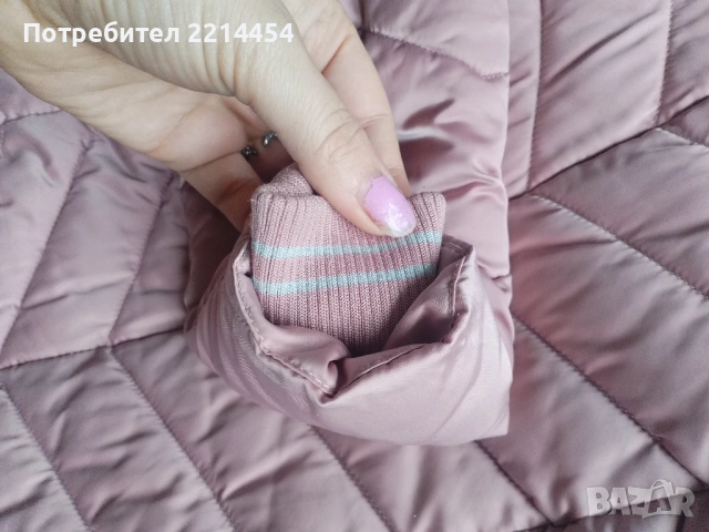 Момичешко детско, зимно яке 116 номер, снимка 3 - Детски якета и елеци - 53073383