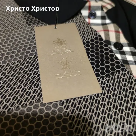 Мъжка луксозна блуза BURBERRY XL, снимка 6 - Тениски - 46852585