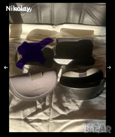 Калъф за очила- 3бр. VERSACE, ARMANI, снимка 2 - Слънчеви и диоптрични очила - 48506812