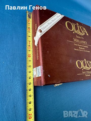 Дървена колекционерска кутия за пури Oliva Serie V Melanio, снимка 14 - Други ценни предмети - 45945535