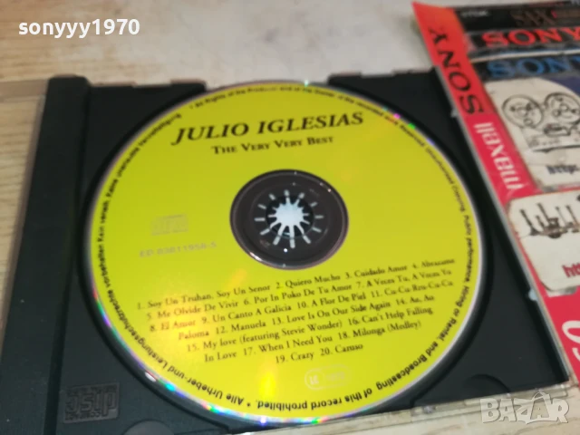 JULIO IGLESIAS CD 0808251734, снимка 10 - CD дискове - 51300738