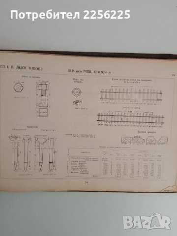 Албум за горното строене на железния път 1960г, снимка 3 - Специализирана литература - 51389946