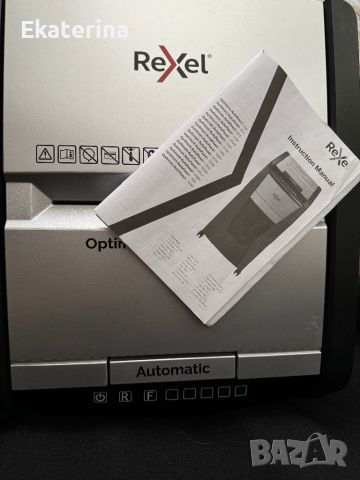 Шредер Rexel Optimum AutoFeed+ 50X , снимка 6 - Друго - 46731431