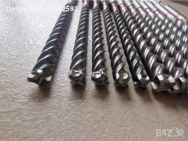 Свредла-бургии за бетон -Hilti te-cx ,SDS plus с четири режещи ръба, снимка 3 - Други инструменти - 52470097