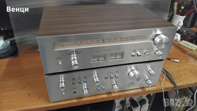 Akai AM-2400 + AT-2400 усилвател и тунер, снимка 2 - Аудиосистеми - 54080595