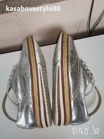 Сребристи Обувки Tamaris 38н., снимка 7 - Дамски ежедневни обувки - 54277252