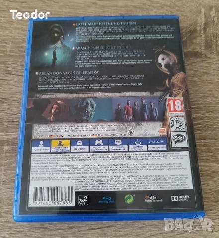 Dark Pictures Little Hope PS4 , снимка 3 - Игри за PlayStation - 51934477