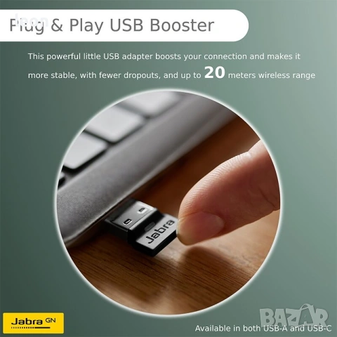 Jabra Evolve2 Buds, снимка 9 - Bluetooth слушалки - 53606585