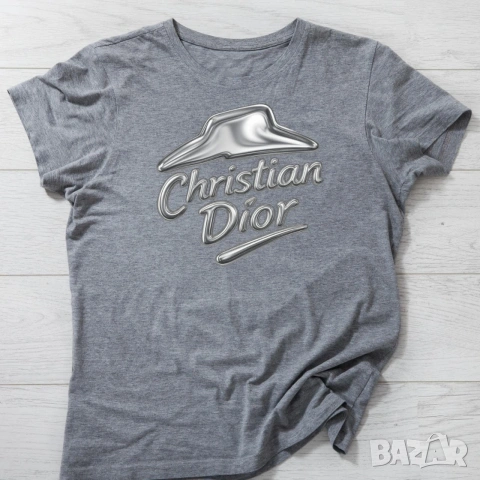 Christian Dior/Кристиан Диор мъжки, дамски, детски тениски, къс ръкав, памучна фланелка, черно, сиво, снимка 3 - Тениски - 54098032