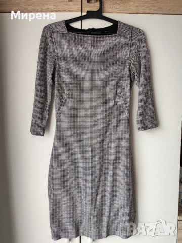 Вталена рокля Mango и късо сако KENSOL, пасващи си идеално, размер S