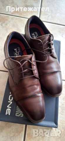 Мъжки обувки лицева кожа - номер 43., снимка 6 - Официални обувки - 54158408