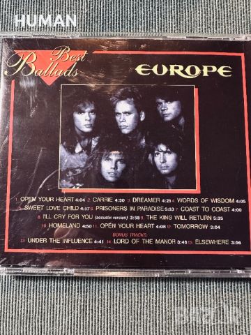 Europe,Ozzy Osbourne, снимка 8 - CD дискове - 46115820